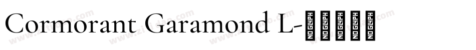 Cormorant Garamond L字体转换